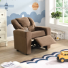 Kids Upholstered Couch With One Cup Holder