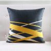 Nordic Geometric Striped Couch Pillow Thick Linen Decorative Cushion