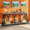 Console Table, Industrial Sofa Table Behind Couch