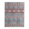 Pimi 50 x 60 Quilted Throw Blanket, Polyester Fill, Southwest Boho Style