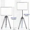 Kera Table Lamp, White Drum Shade, Brass Gold Tripod Base 39 Inch